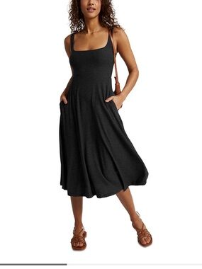 Beyond Yoga Featherweight At The Ready Square Neck Dress